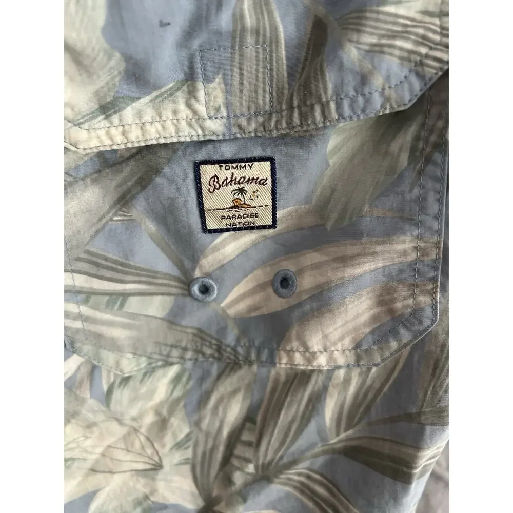 Tommy Bahama Swim Shorts Blue Mens S Trunks Board Tropical Hawaiian Floral